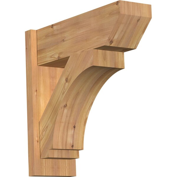 Ekena Millwork Imperial Slat Smooth Outlooker, Western Red Cedar, 7 1/2"W x 22"D x 22"H OUT08X22X22IMP06SWR - main